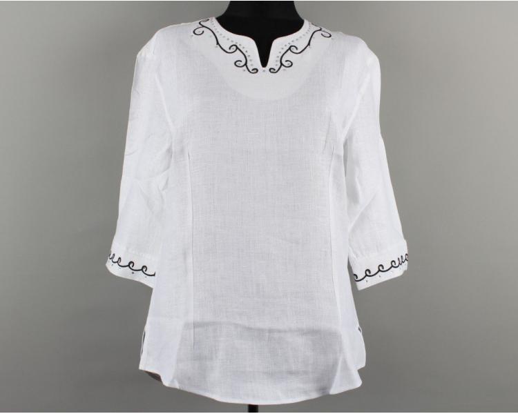 LS 4062 Льняная женская блузка Женские рубашки