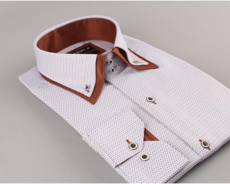 SL 5303-A Makrom Мужская рубашка с двойным воротником Мужские рубашки