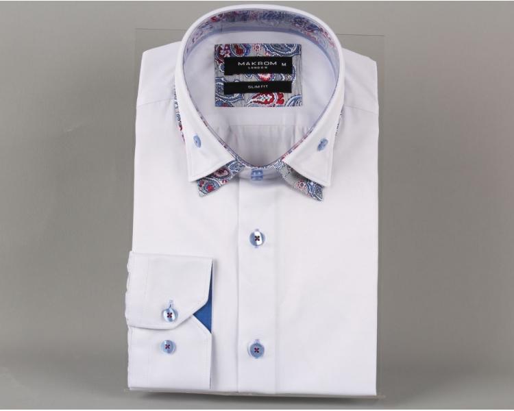 SL 5802 Makrom Рубашка с двойным воротником Мужские рубашки