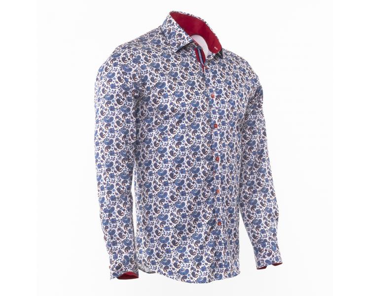 SL 6472 Рубашка с контрастным узором "Пейсли" Мужские рубашки