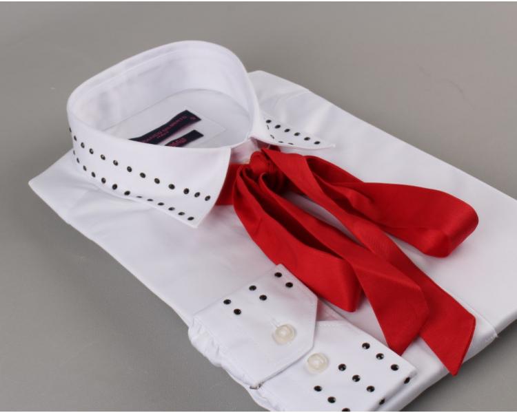 LL 3231 Женская белая рубашка с бантом Женские рубашки